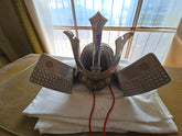 Kabuto Samurai Helmet Masashige Kusunoki Takaoka Handcraft Made in Japan w/mat