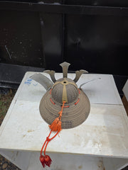 Kabuto Samurai Helmet Masashige Kusunoki Takaoka Handcraft Made in Japan w/mat