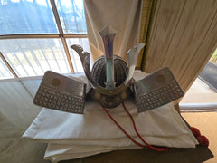 Kabuto Samurai Helmet Masashige Kusunoki Takaoka Handcraft Made in Japan w/mat